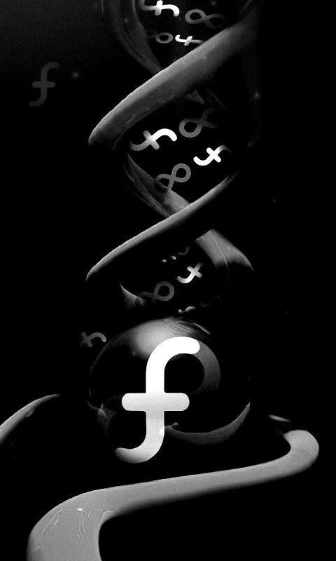 OS Fedora обои