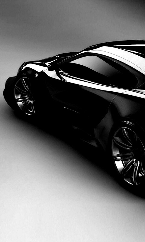 Красный концепт BMW обои