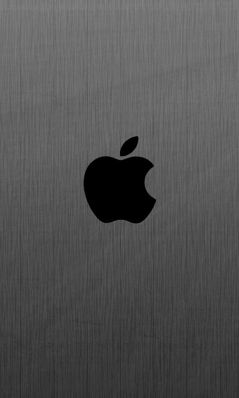 Apple на деревянном покрытие обои