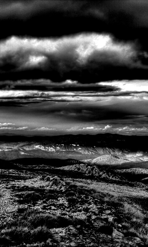 Горы в HDR обои