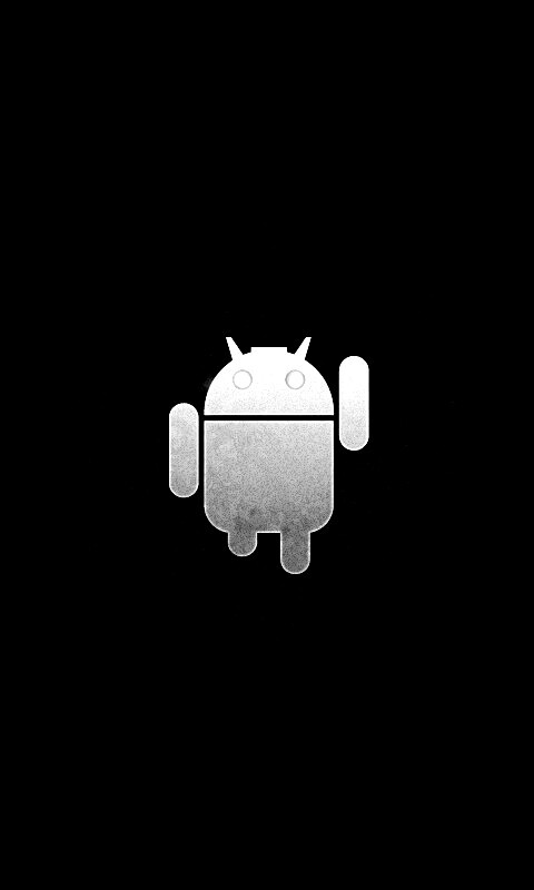 Логотип Android на зеленом фоне обои