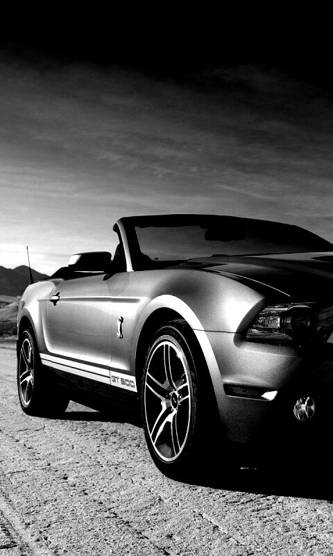 Ford Mustang на фоне гор обои