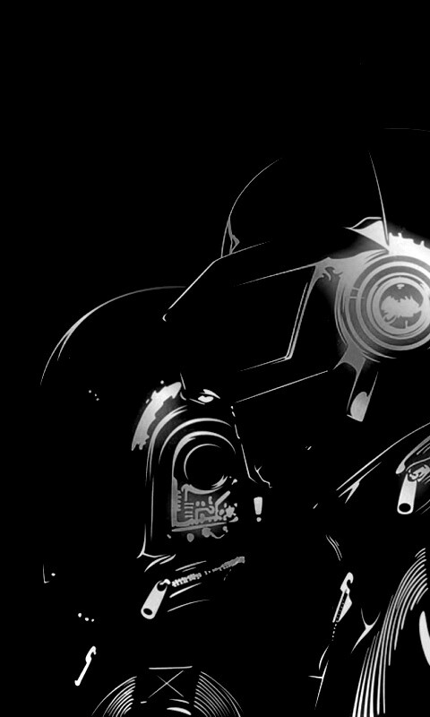 Яркий скетч Daft Punk обои