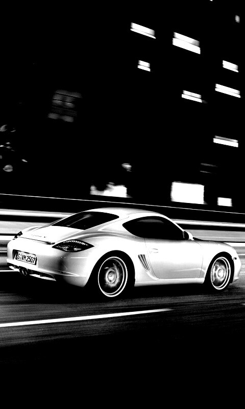 Porsche на трассе обои