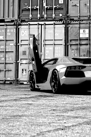 Оранжевый Авентадор обои