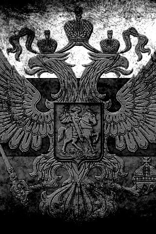 Флаг России в стиле гранж обои