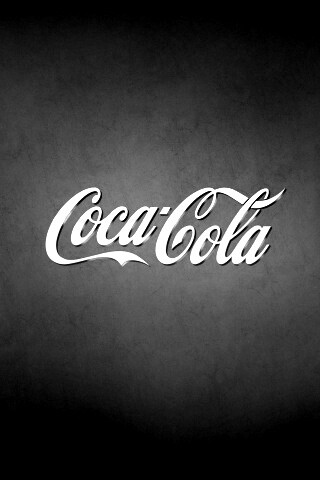 Синий логотип Coca-Cola обои