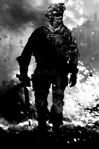 Солдат из modern warfare 2 обои