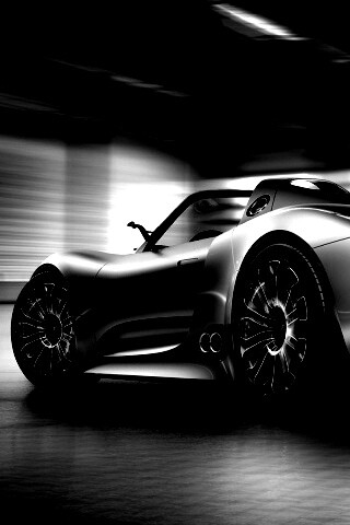 Porsche 918 Spider вид сзади обои