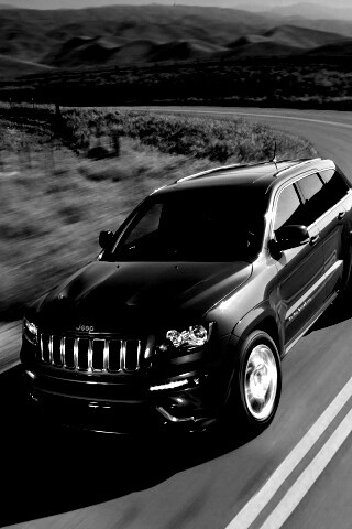 Jeep на дороге обои