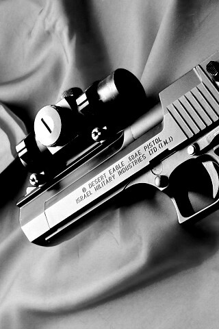 Пистолет Desert Eagle с прицелом обои