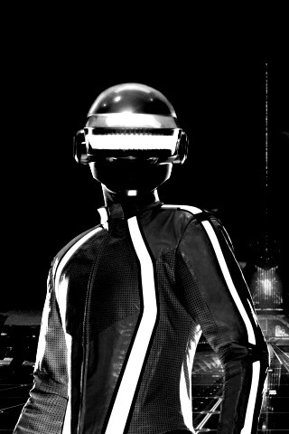 Daft Punk на съемках фильма TRON обои