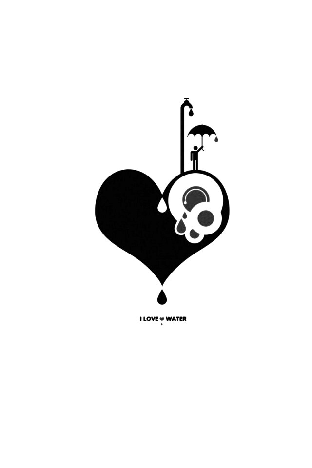I love water обои