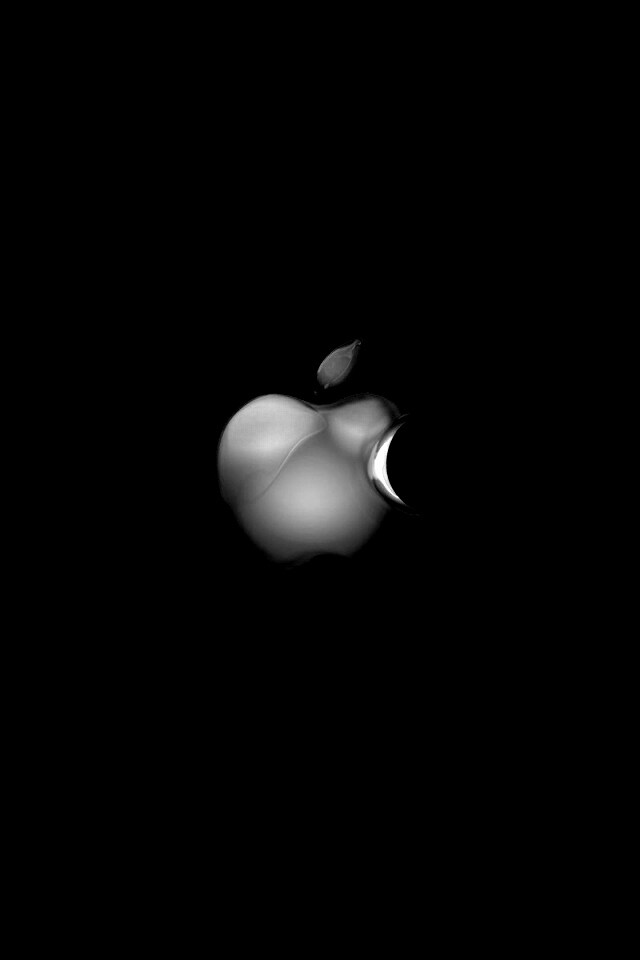 Реалистичный логотип Apple обои