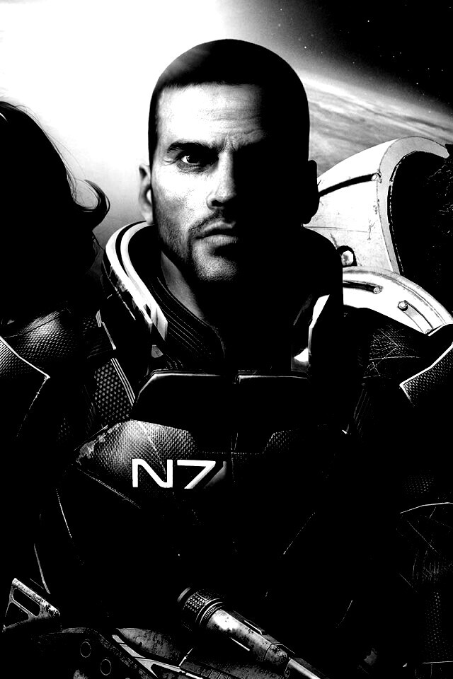 Mass Effect N7 обои