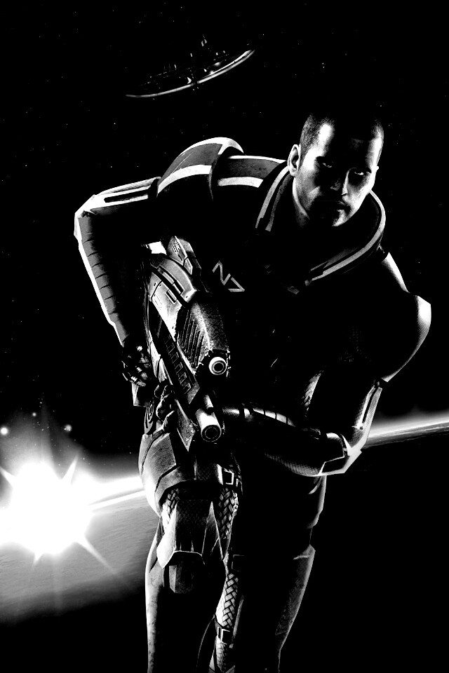 Шепард из вселенной Mass Effect обои