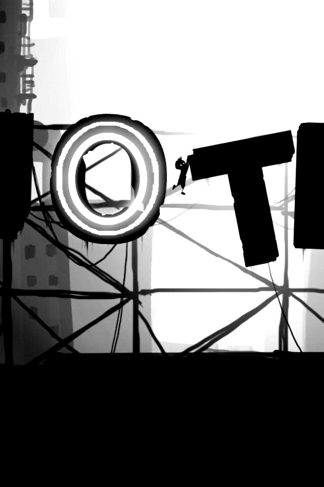 Мальчик из Limbo на вывеске "Hotel" обои