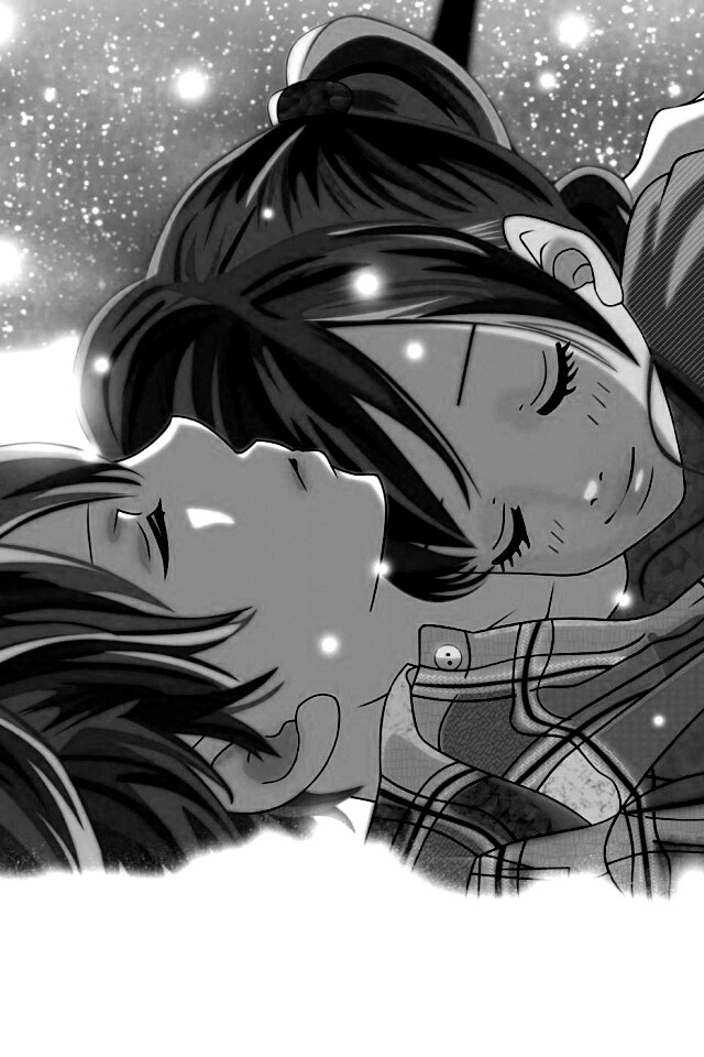 Двое на снегу из Bokura Ga Ita обои
