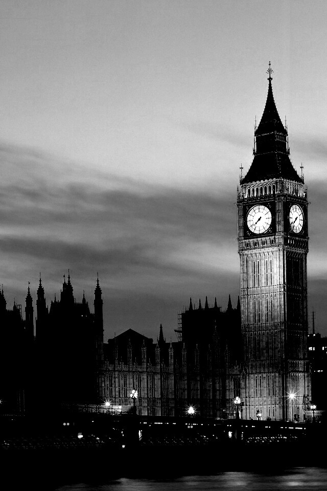 Биг Бен и здание парламента ночью обои