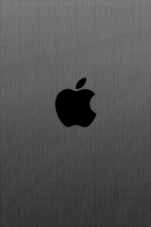 Apple на деревянном покрытие обои