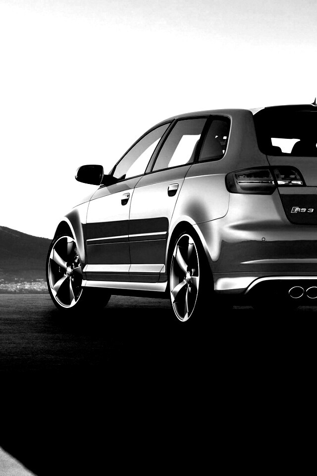 Audi модели RS3 сзади обои