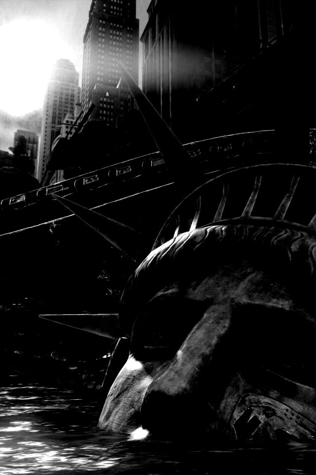 Руины статуи свободы в Crysis обои