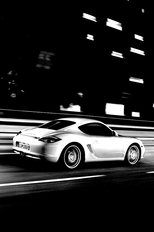 Porsche на трассе обои