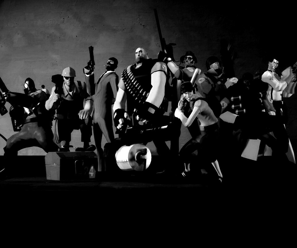 Герои игры Team Fortress 2 обои