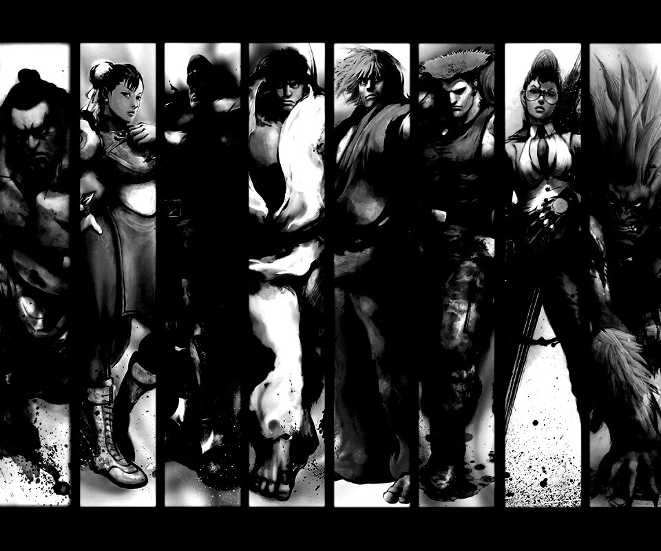 Герои игры Street FIghter обои