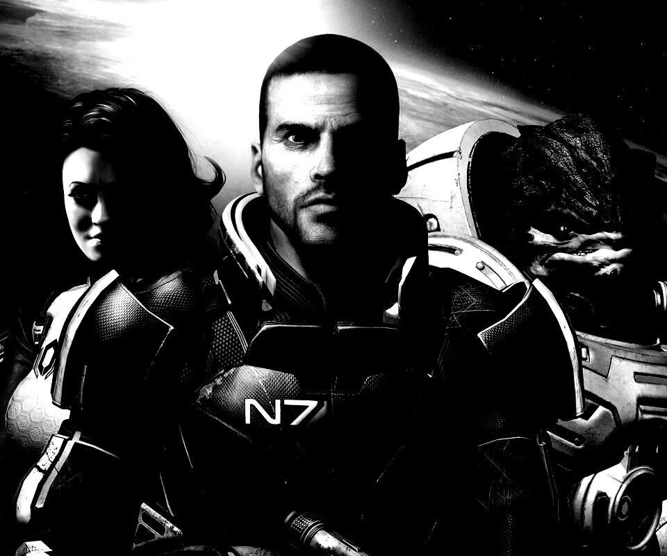 Mass Effect N7 обои