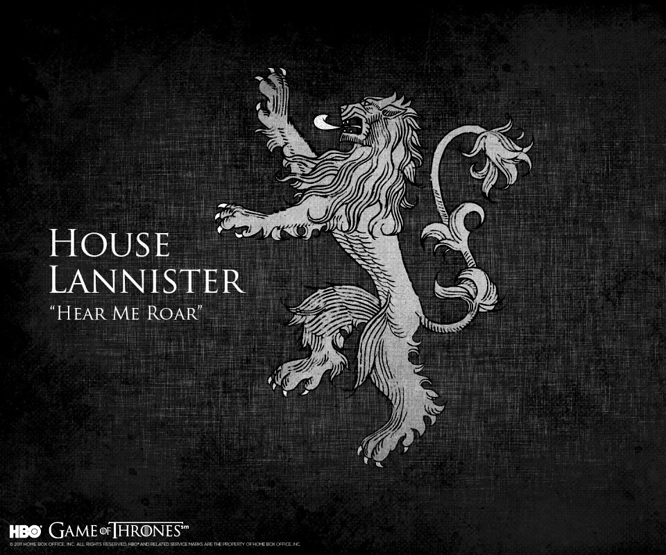 Герб дома Ланнистеров обои