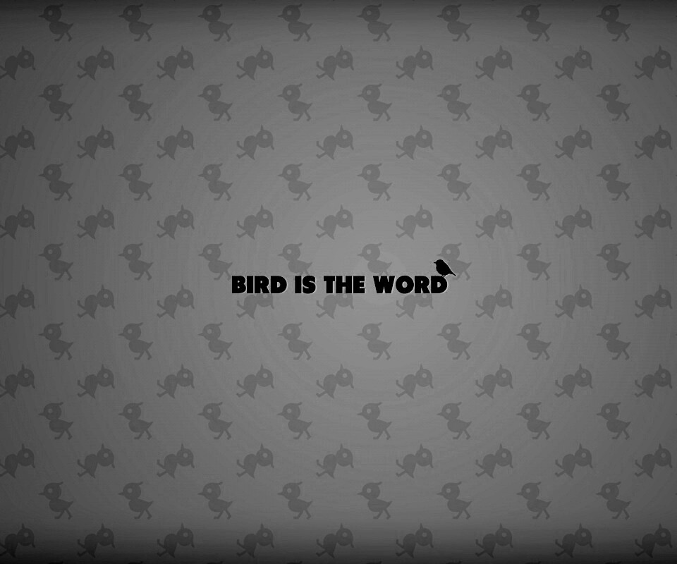 Bird is the word обои