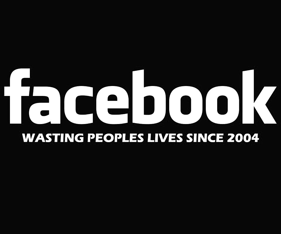 Facebook - жизнь на свалку обои