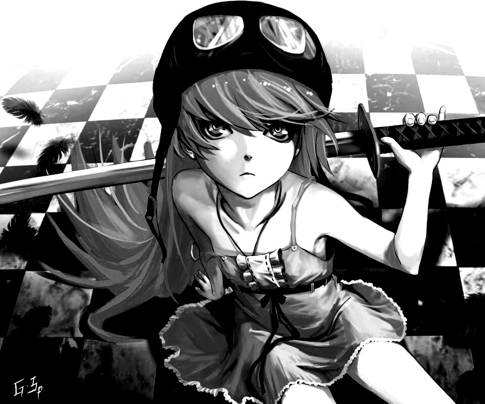 Полувампир из Bakemonogatari обои