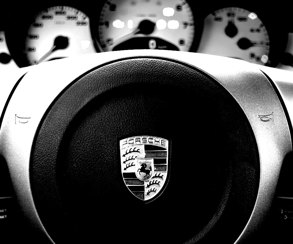 Руль Porshe обои
