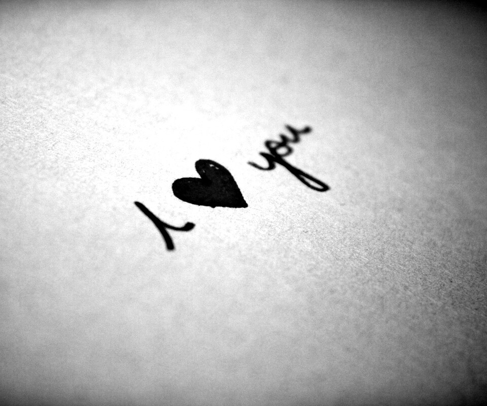 I love you обои