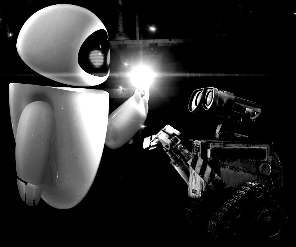WALL-E и Ева обои
