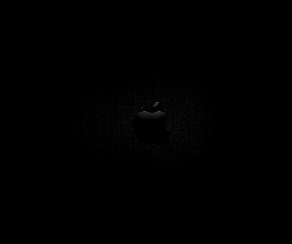 Логотип apple в стекле обои