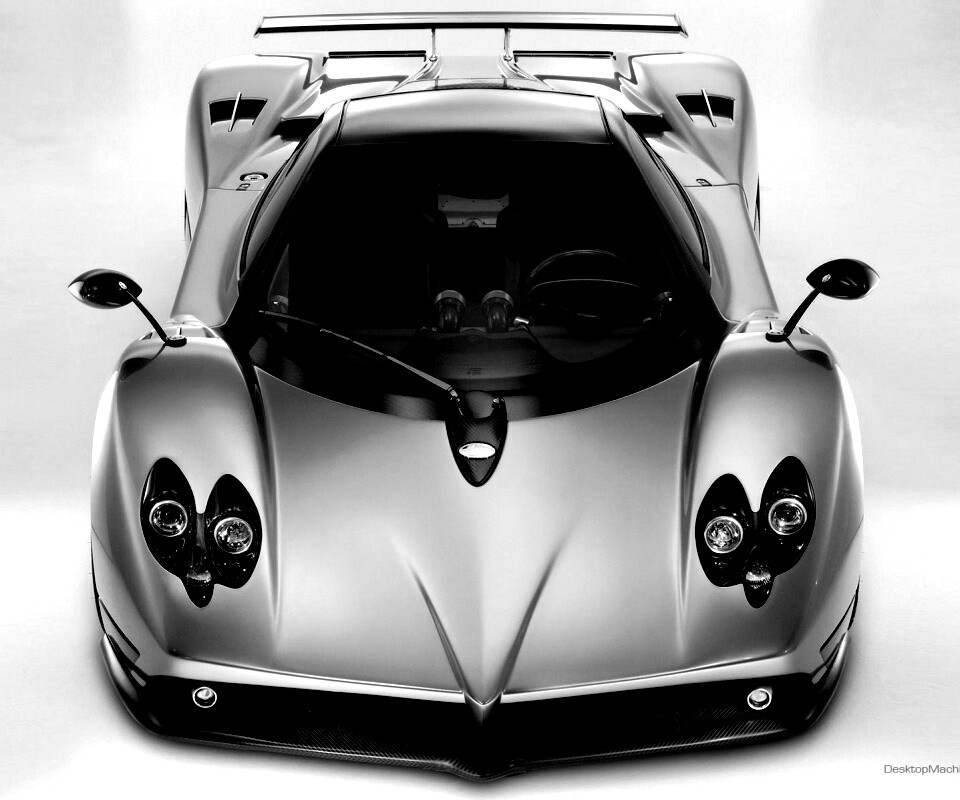 Pagani Zonda спереди обои
