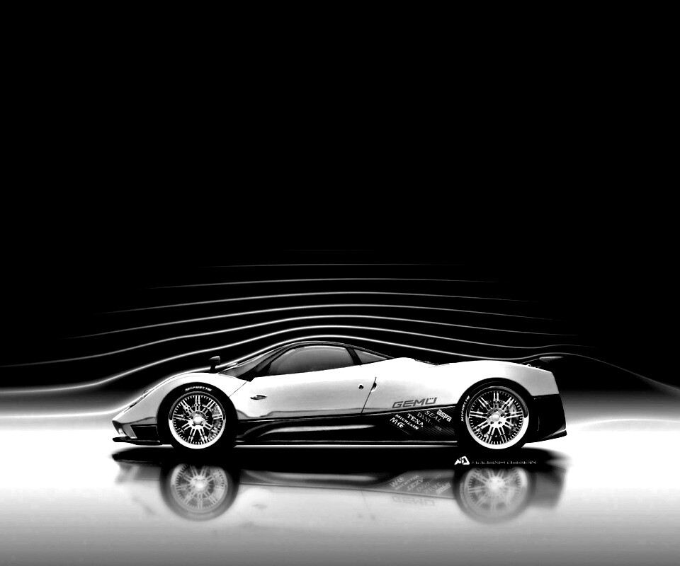 Аэродинамика Pagani Zonda обои