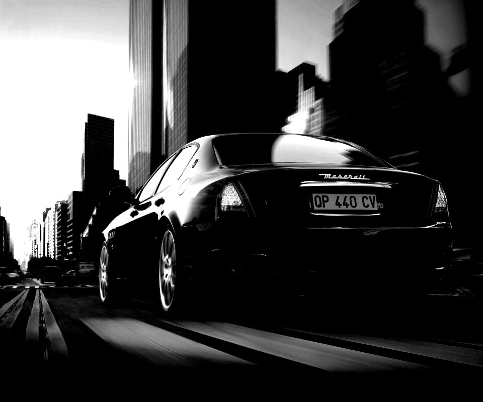 Maserati Quattroporte в городе обои