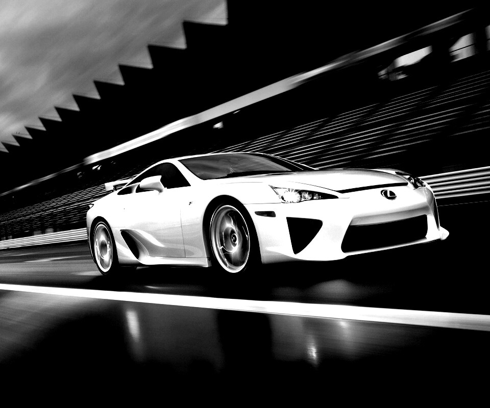 Lexus LFA на тарссу обои