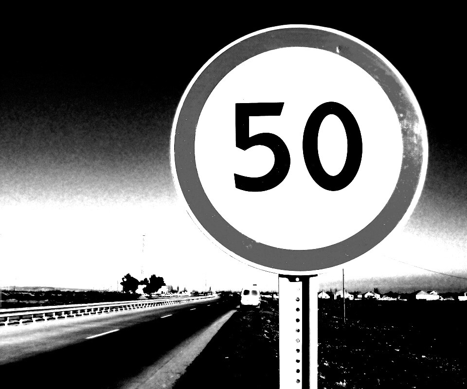 Ограничение скорости 50 км/ч обои