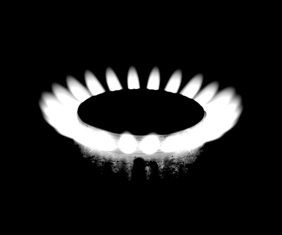 Огонь газовой конфорки обои