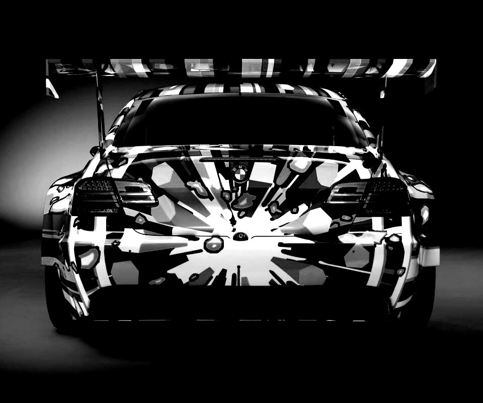 BMW  в сумасшедшем окрасе обои