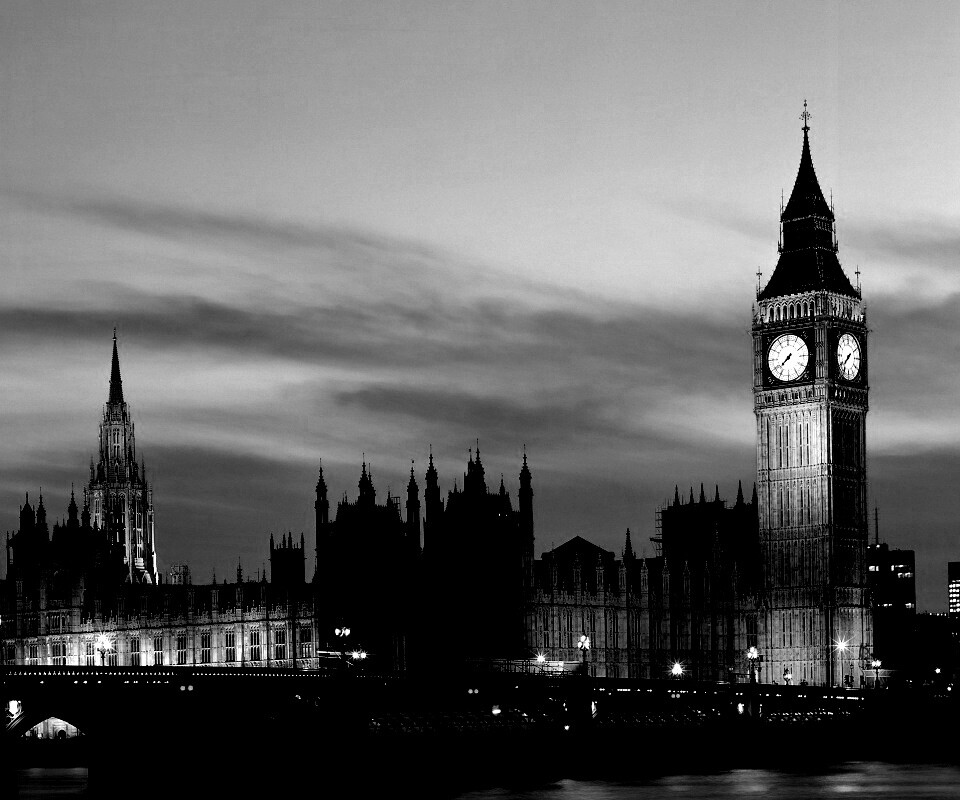 Биг Бен и здание парламента ночью обои