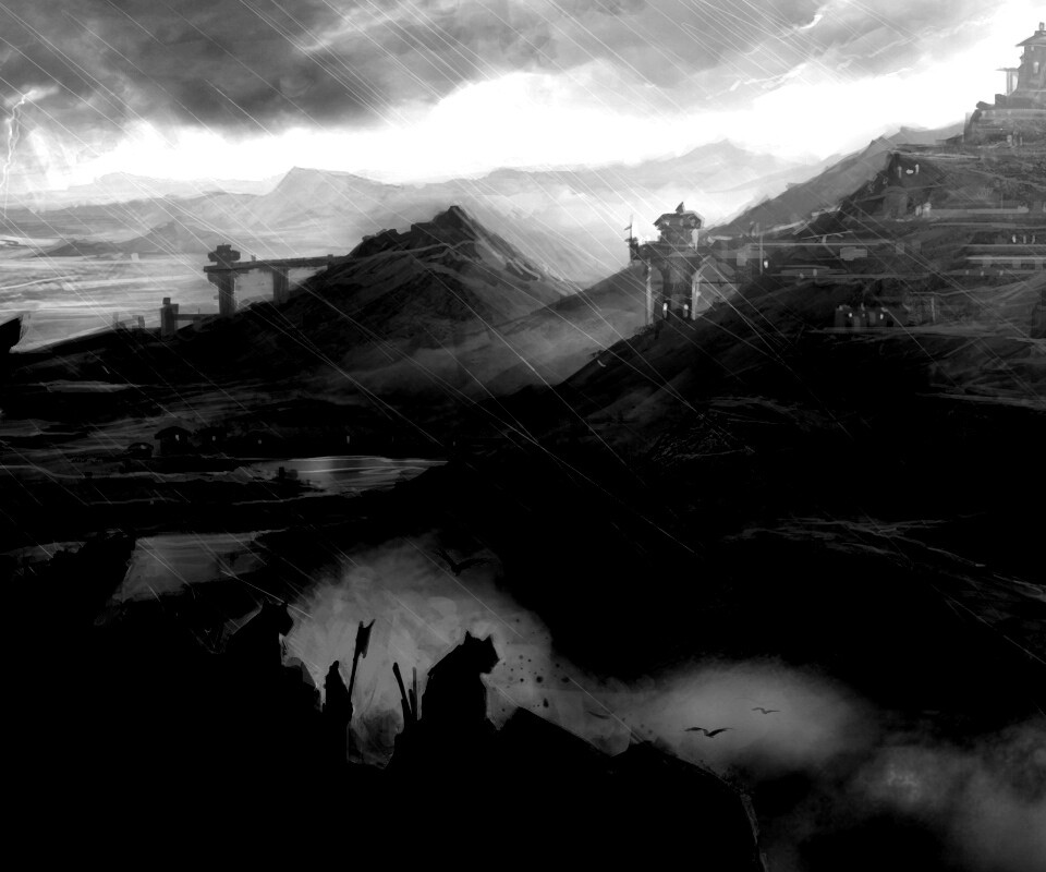 Пейзаж из Dragon Age 2 обои