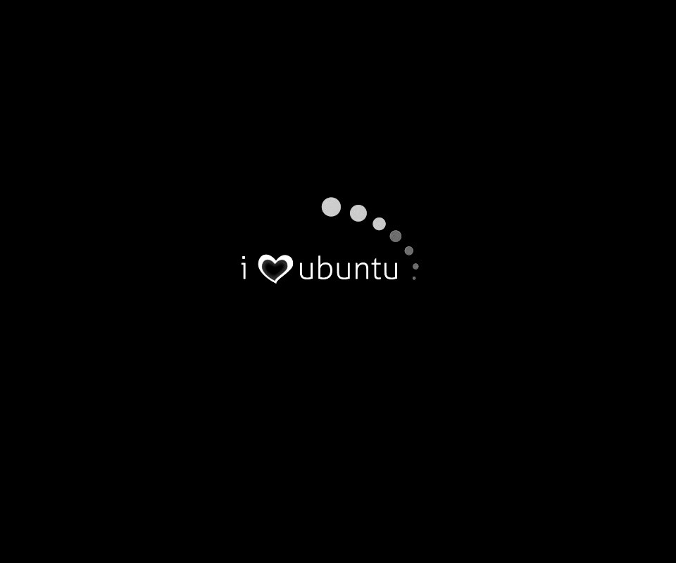 Я люблю убунту обои
