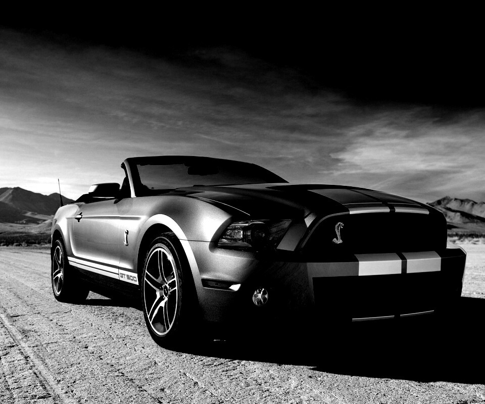 Ford Mustang на фоне гор обои