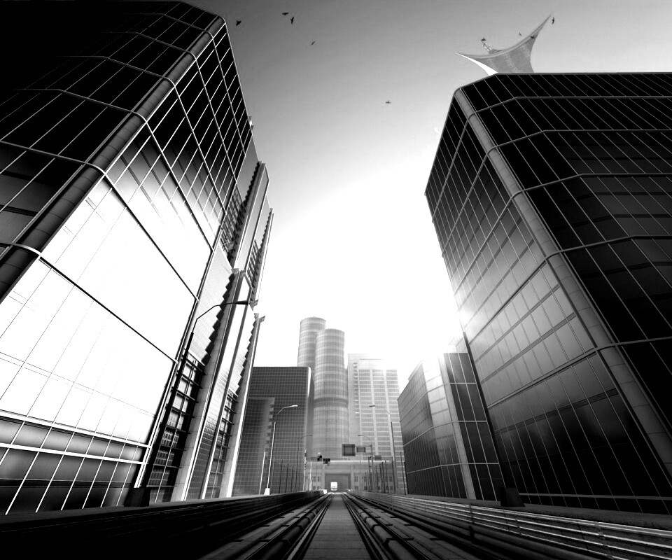 Улица из Mirrors Edge обои